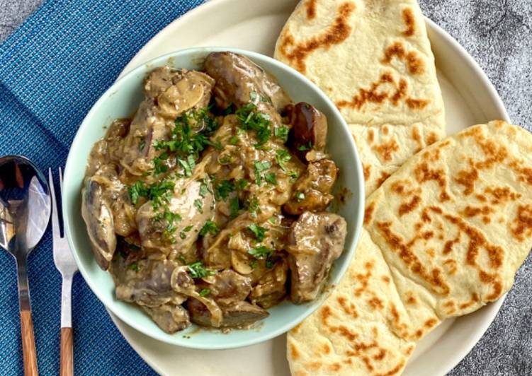Steps to Make Super Quick Homemade Ultimate creamy chicken livers