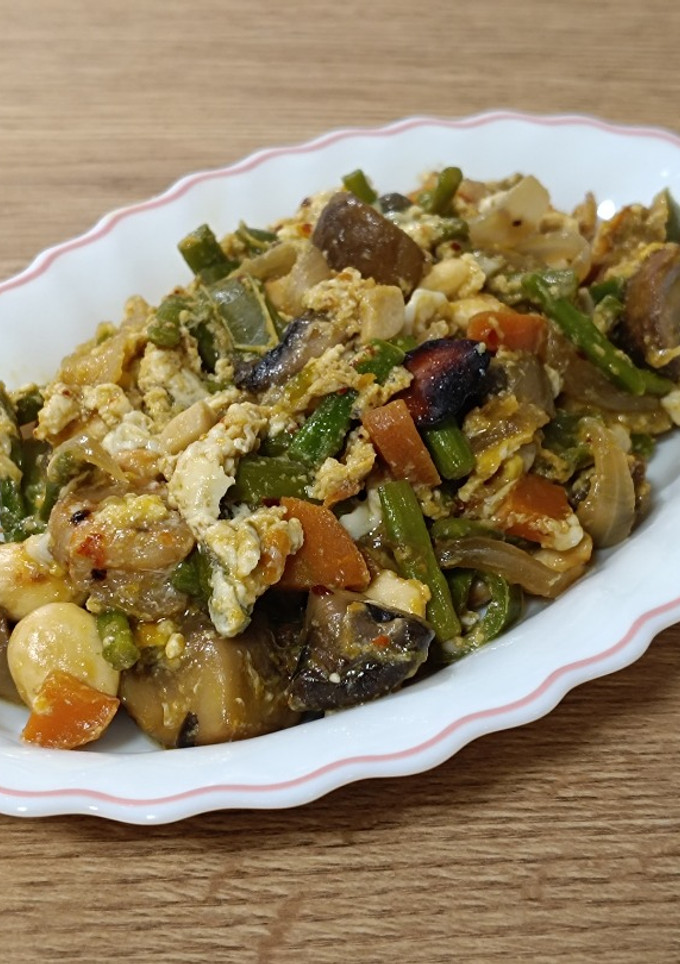 Una foto de Cocina de aprovechamiento: Revuelto estilo oriental