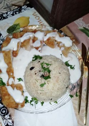 صورة لوصفة شرائح دجاج بالصلصة🔥😛