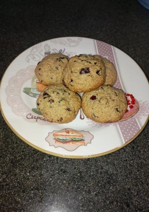 Una foto de Galletas de avena con pasas