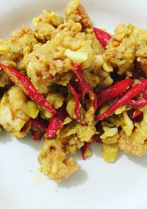 Foto resep Udang saos telur asin