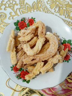 Foto resep Churros 1telur,tanpa Mixer