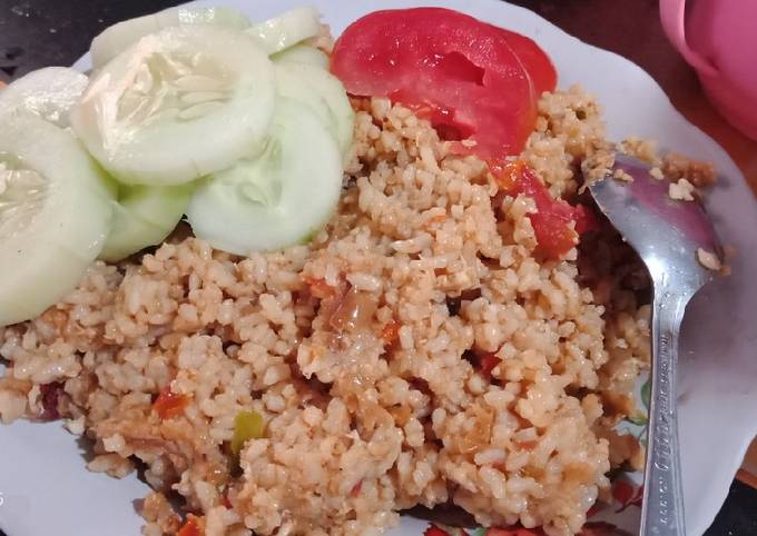 Nasi goreng terasi rumahan