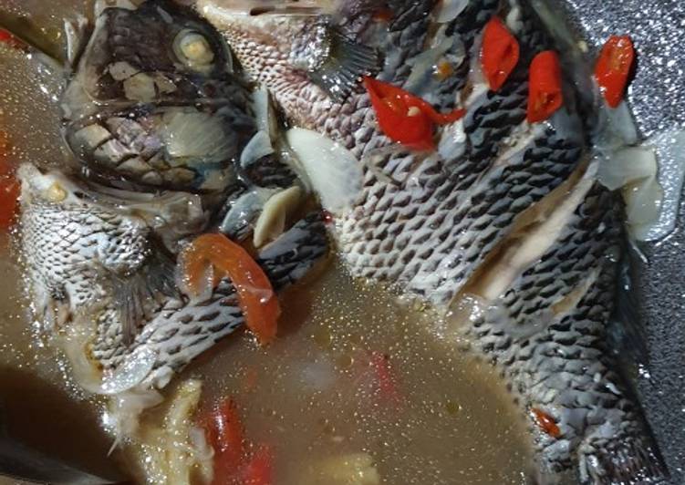 Bahan Membuat Ikan mas/Mujaer rebus (steam) yang Menggugah Selera