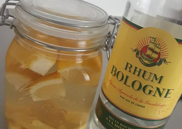 Comment Préparer Des Rhum arrangé citron - gingembre
