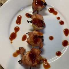 A picture of Barbecue Bacon Grilled Shrimp.
