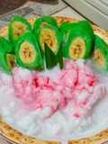 Es Pisang Ijo (Khas Makassar)