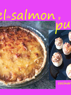 Foto principal de pastel de salmon y puerros
