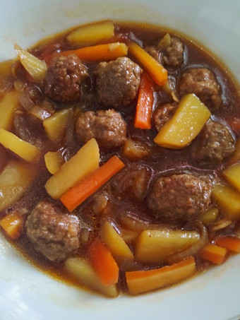 Anti Ribet, Buat Semur bistik bola daging Irit Untuk Jualan