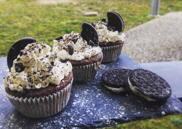 Voici la recette Cupcake oreo parfait