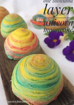 Foto resep One Thousand Layer-Unicorn Mooncake
