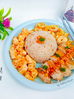 Foto resep Nasi Ayam Hainan Rice Cooker