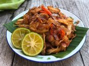 Gambar ayam suir bunga kecombrang