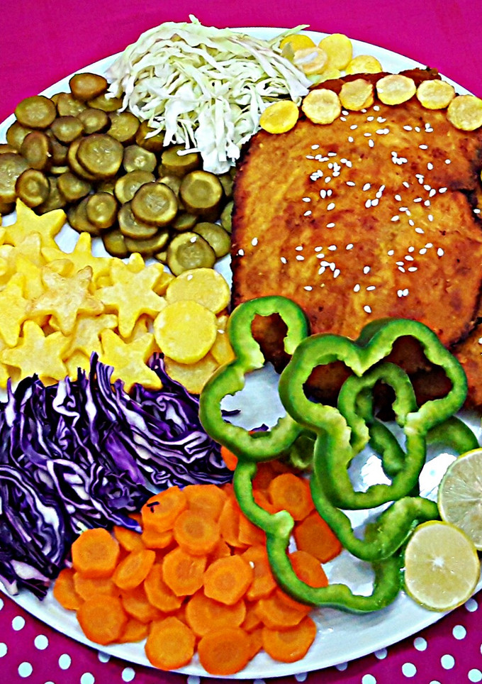 عکسی از دستور شنیسل مرغ