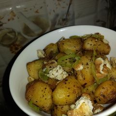 Skillet-fried potatoes A picture of Skillet-fried potatoes.