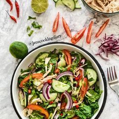 Yum Gai (Thai Chicken Salad) A picture of Yum Gai (Thai Chicken Salad).