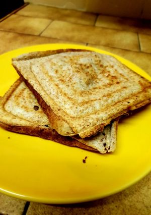A picture of Mince and cheese snackwiches.