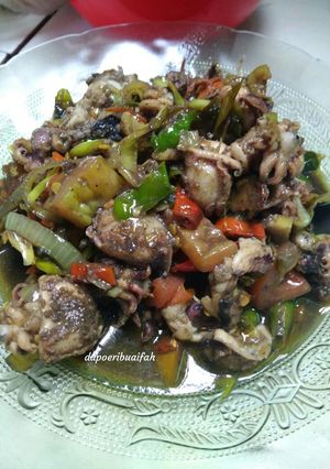 Foto resep Sotong pedas