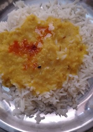 दाल चावल(daal chawal recipe in hindi) रेसिपी मुख्य फोटो