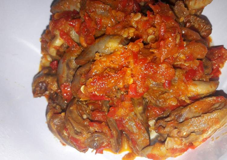 Resep Jantung ayam pedas, Bikin Ngiler