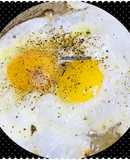 Egg eyes for brunch meal