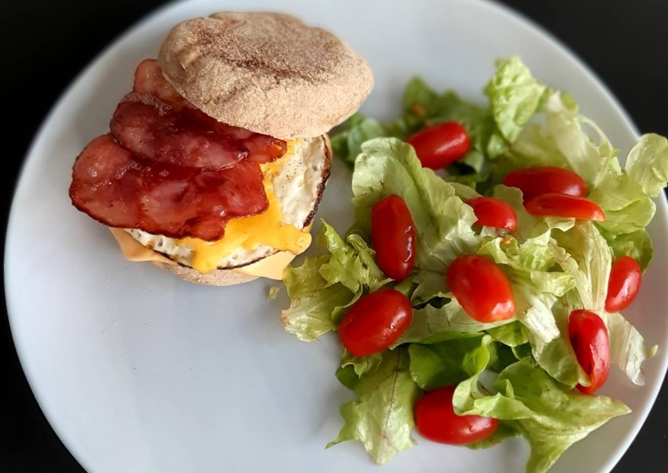 Egg muffin au bacon