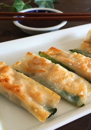 A picture of Budget-Friendly and Delicious Chicken Stick Gyoza (with One Chicken Breast).