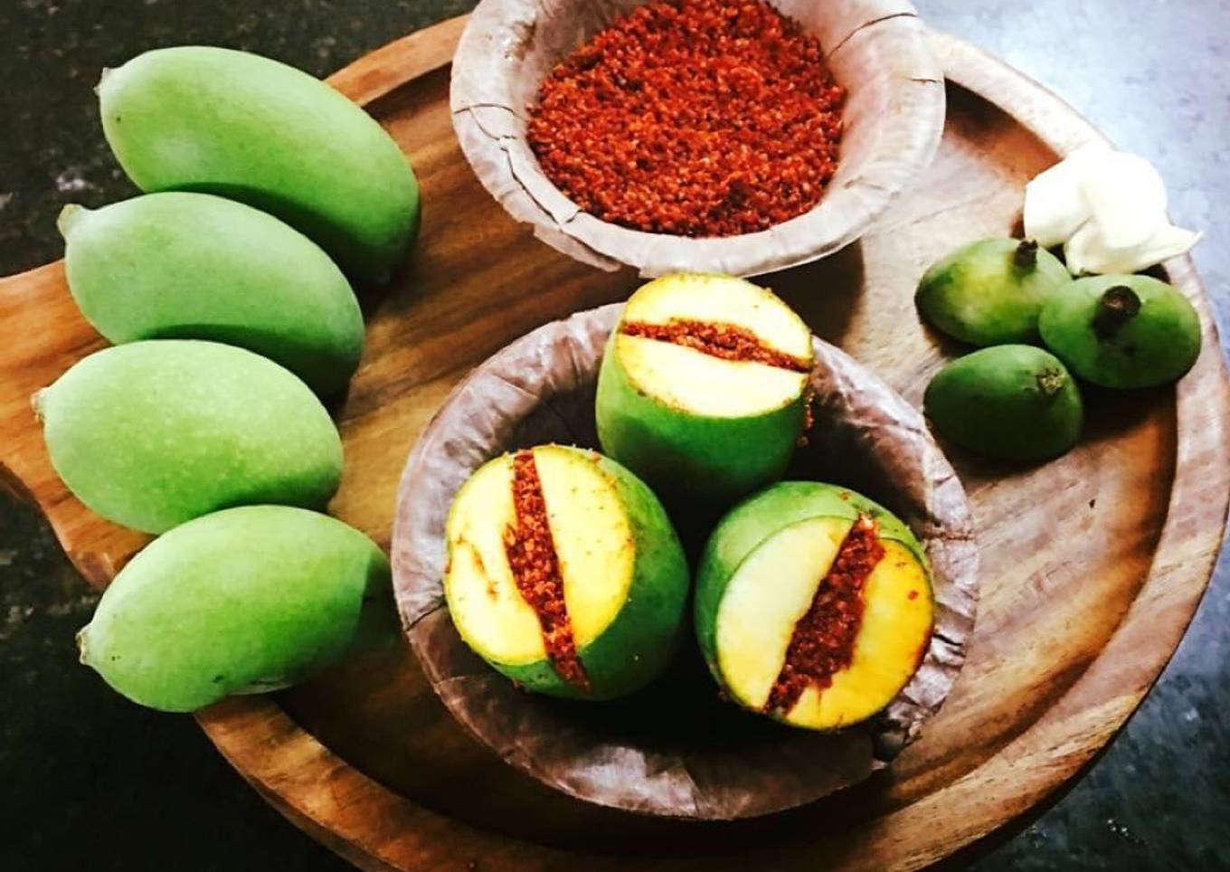 Stuff mango pickle