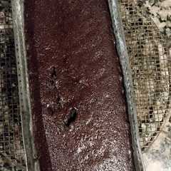 Una foto de Budín de chocolate húmedo