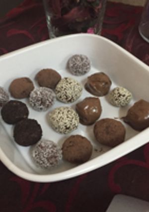 صورة لوصفة كرات التمر