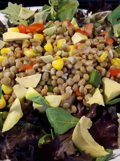 Una foto de Ensalada de lentejas
