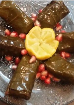 صورة لوصفة ورق عنب بدبس الرمان