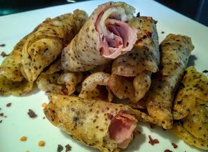 Una foto de FLAUTAS De Lomo de Cerdo Embuchado...!
