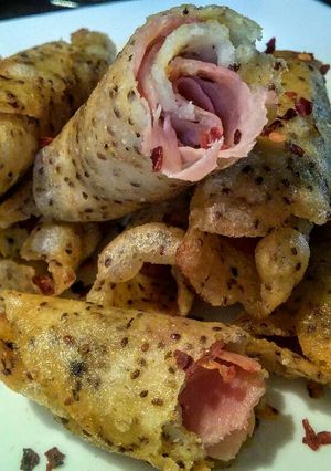 Una foto de FLAUTAS De Lomo de Cerdo Embuchado...!