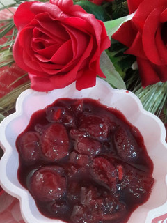 عکسی از دستور 😋ترشک سیب و آلبالو یخی🍒🍎