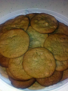A picture of Tys butterscotch cookies.