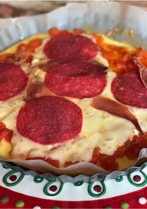 Una foto de Pizza low carb