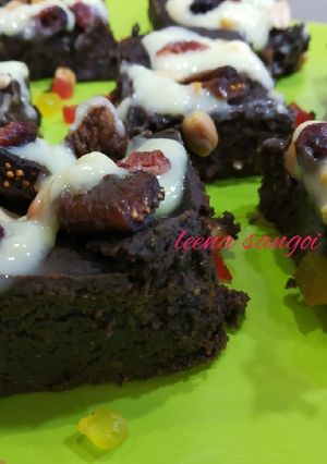 A picture of Sweet potato chocolate brownie.