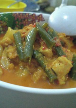 Foto resep Gulai Kacang Panjang | Edisi Apa Yang Ada Dikulkas 😝😝😝