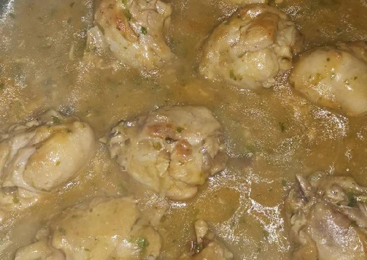 Pollo al ajillo estilo de mi abuela