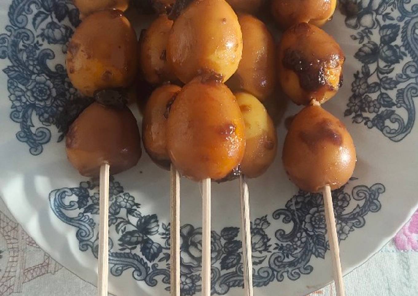 Sate Telur Puyuh Angkringan