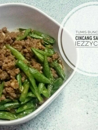 Cara Sederhana Membikin Resep  Tumis Buncis Daging Cincang Saus Tiram yang Enak Banget, Lezat Sekali