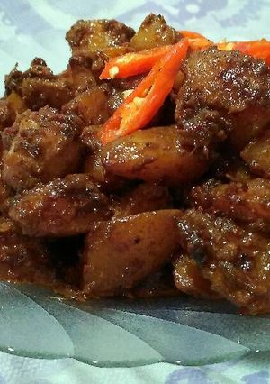 Foto resep Rendang Kentang Bakso
