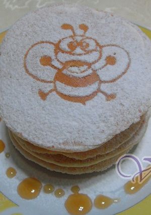蜜蜂鬆餅 的食譜成品照片