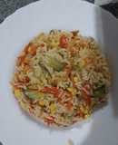 Wok de arroz o salteado de verduras con arroz <3