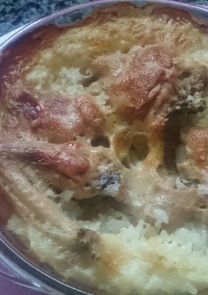 صورة لوصفة طاجن ارز معمر بالفراخ