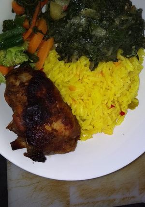 A picture of Oven grilled chicken.