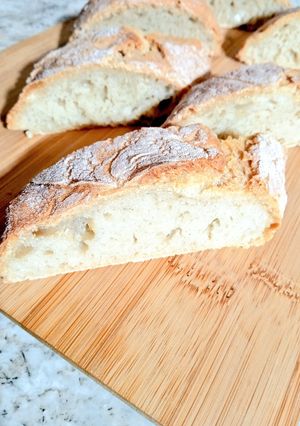 Φωτογραφία της συνταγής "Μπαγκέτα" (baguette) χωρίς ζύμωμα 🥖🥖