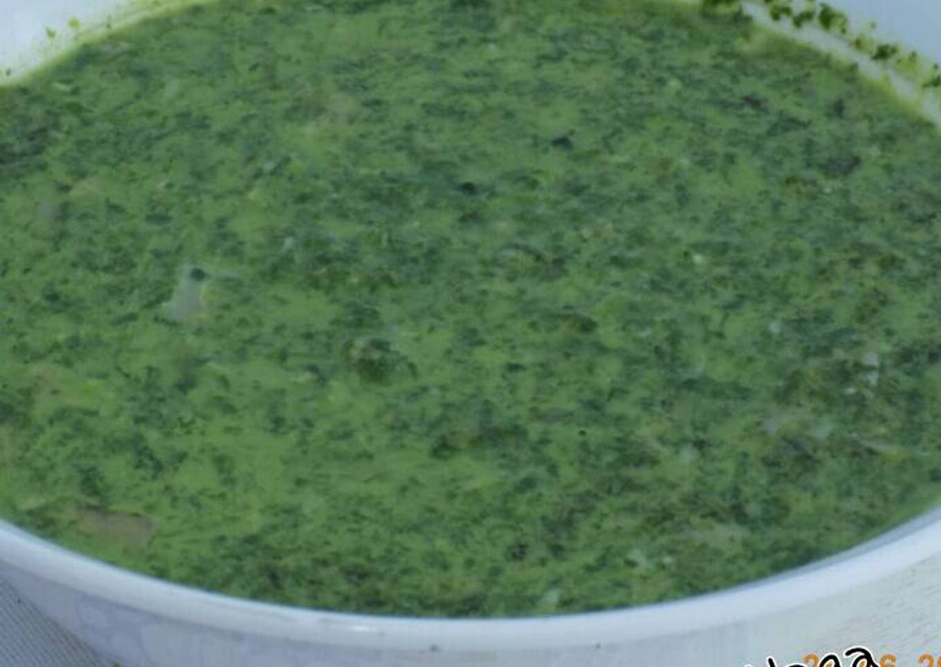 Daun ubi/singkong tumbuk