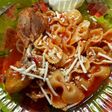 Guiso de fideos moñitos. Súper rápido y sin complicaciones